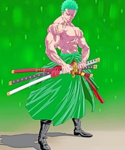 Roronoa Zoro Art paint by numbers