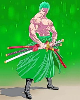 Roronoa Zoro Art paint by numbers