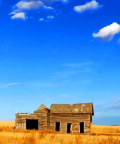 Rural Farm Barn paint by numbers