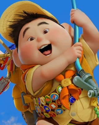 Russel From Up painting by numbers