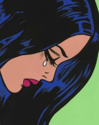 Sad Girl Crying painting by numbers