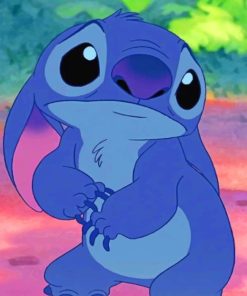 Sad Stitch paint by numbers