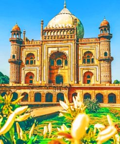 Safdarjung Tomb India paint by numbers