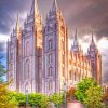 Salt Lake Temple Utah paint by numbers