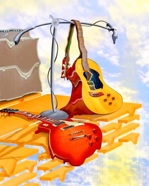 Salvador Dali Art Music paint by numbers