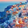 santorini's view painting by numbers