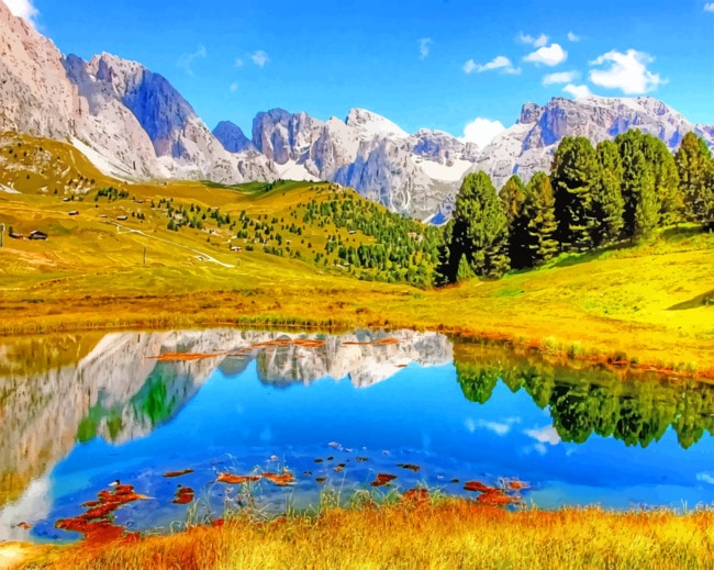 Scenic View paint by numbers
