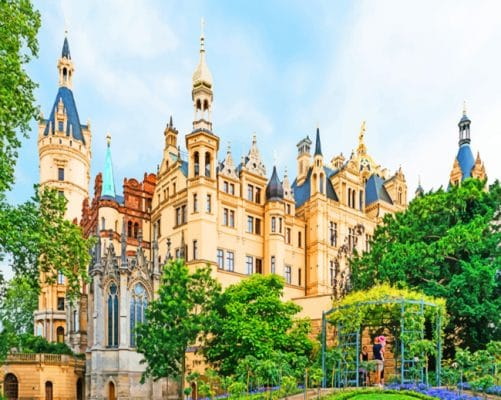 Schwerin Castle painting by numbers