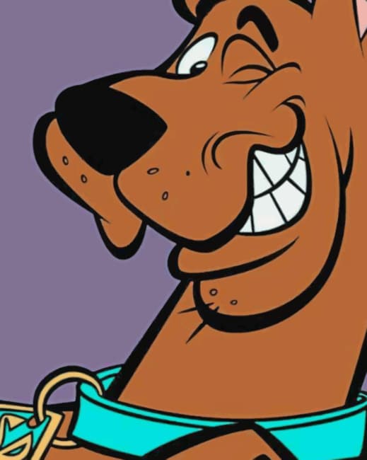 Scooby Doo Cartoon painting by numbers