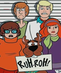 Scooby Doo Characters painting by numbers