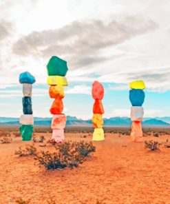 Seven Magic Mountains paint by numbers