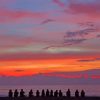 Group Of People Watching The Sunset paint by numbers