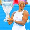 Sloane Stephens Tennis Player paint by numbers