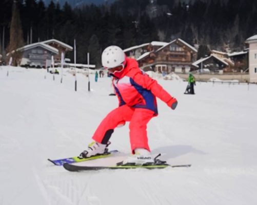 Snow Boarding In The Snow paint by numbers