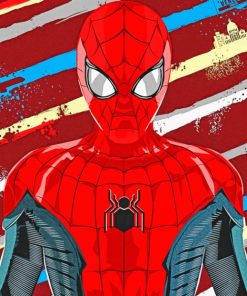 Spider Man painting by numbers