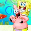 Spongebob And Patrick paint by numbers