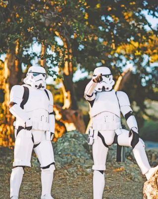 Star Wars Outfit paint by numbers