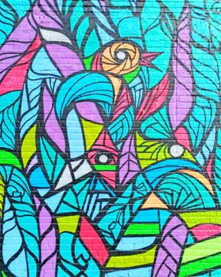 Colorful Street Art Graffiti paint by numbers
