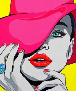 Girl Pop Art painting bumbersy n