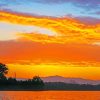 Sunset On The Lake paint by numbers