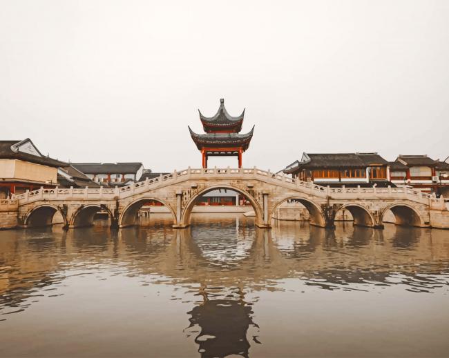 Water Towns In Suzho paint by numbers