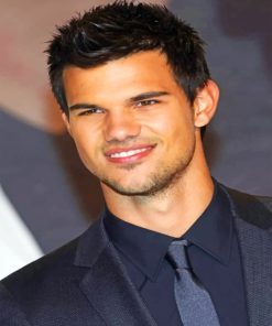 Taylor Lautner paint by numbers