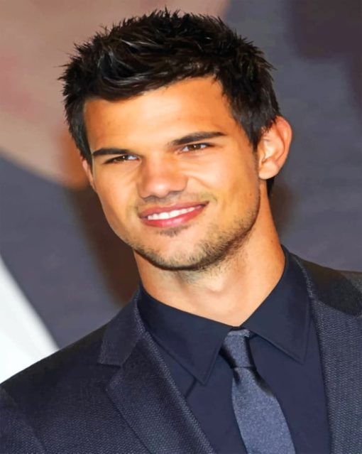 Taylor Lautner paint by numbers