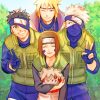 Team Minato Naruto paint by numbers