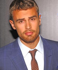 Theo James painting by numbers