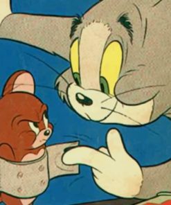 Tom And Jerry painting by numbers