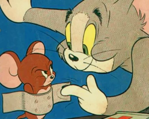Tom And Jerry painting by numbers