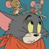 Tom And Jerry painting by numbers