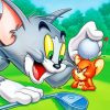 Tom And Jerry Cartoon paint by numbers