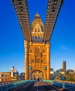 Tower Bridge painting by numbers