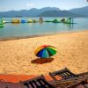 Colorful Umbrella In The Beach paint by numbers