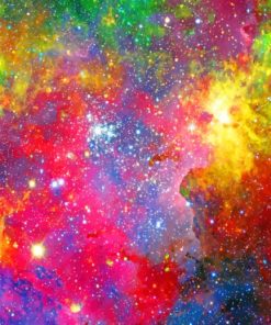 Colorful Universe paint by numbers