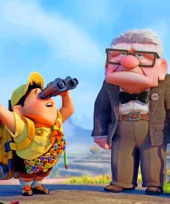 Up Movie's Characters painting by numbers