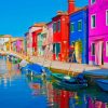 Venice Colorful Houses painting by numbers