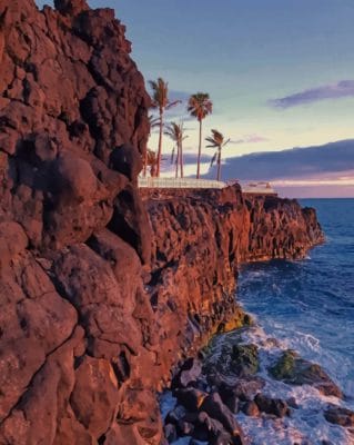 View From The Cliff Of The Shore paint by numbers