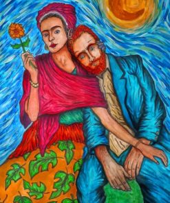 Van Gogh And Frida Khalo paint by numbers