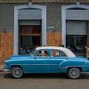 Vintage Car In Cuban Street paint by numbers