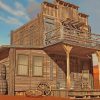 Western Rusty House paint by numbers