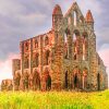 Whitby Abbey England paint by numbers