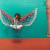 Wings Painted On Wall painting by numbers