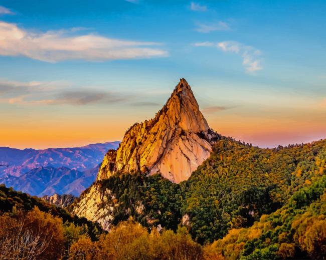 Wuling Mountain painting by numbers