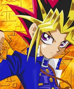 Yu Gi Oh Cartoon Character paint by numbers