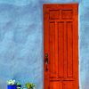 Aesthetic House Door paint by numbers