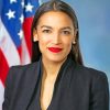 Alexandria Ocasio Cortez paint by numbers