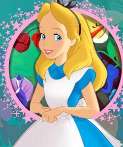 Alice In Wonderland paint by numbers