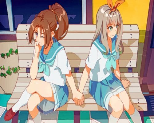 Anime Girls paint by numbers